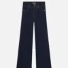 The Seamed Wide Trouser -- Rinse
