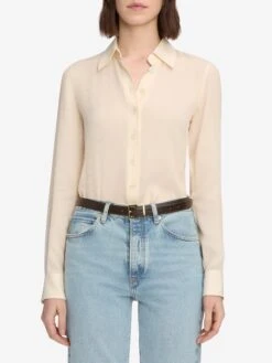 The Textured Shirt -- Cream -Frame Fashion Shop 1005210 JOHA WF25WSH019 CREA 5018 e567a9b8 beb7 4895 bd2b 706f513b5282