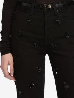 The Embellished Vertical -- Black -Frame Fashion Shop 1005EB731 BLK 10967 V2