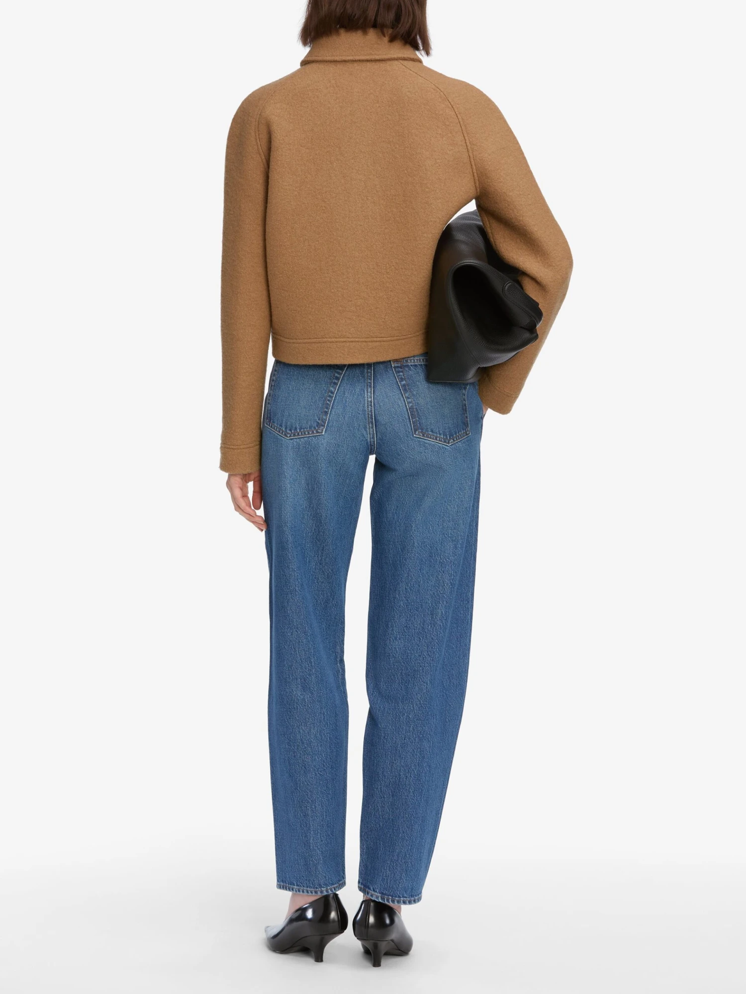 The Raglan Zip Front Jacket -- Camel 6 The Raglan Zip Front Jacket -- Camel - Image 6