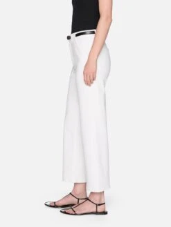 The Modern Pocket Wide -- White 9 The Modern Pocket Wide -- White -Frame Fashion Shop 2009476 WHT 03290