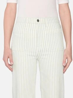 The Anchor Pant -- Seamist Stripe -Frame Fashion Shop 2011238P SEAM 02784