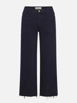 The Anchor Pant -- Navy Raw Fray