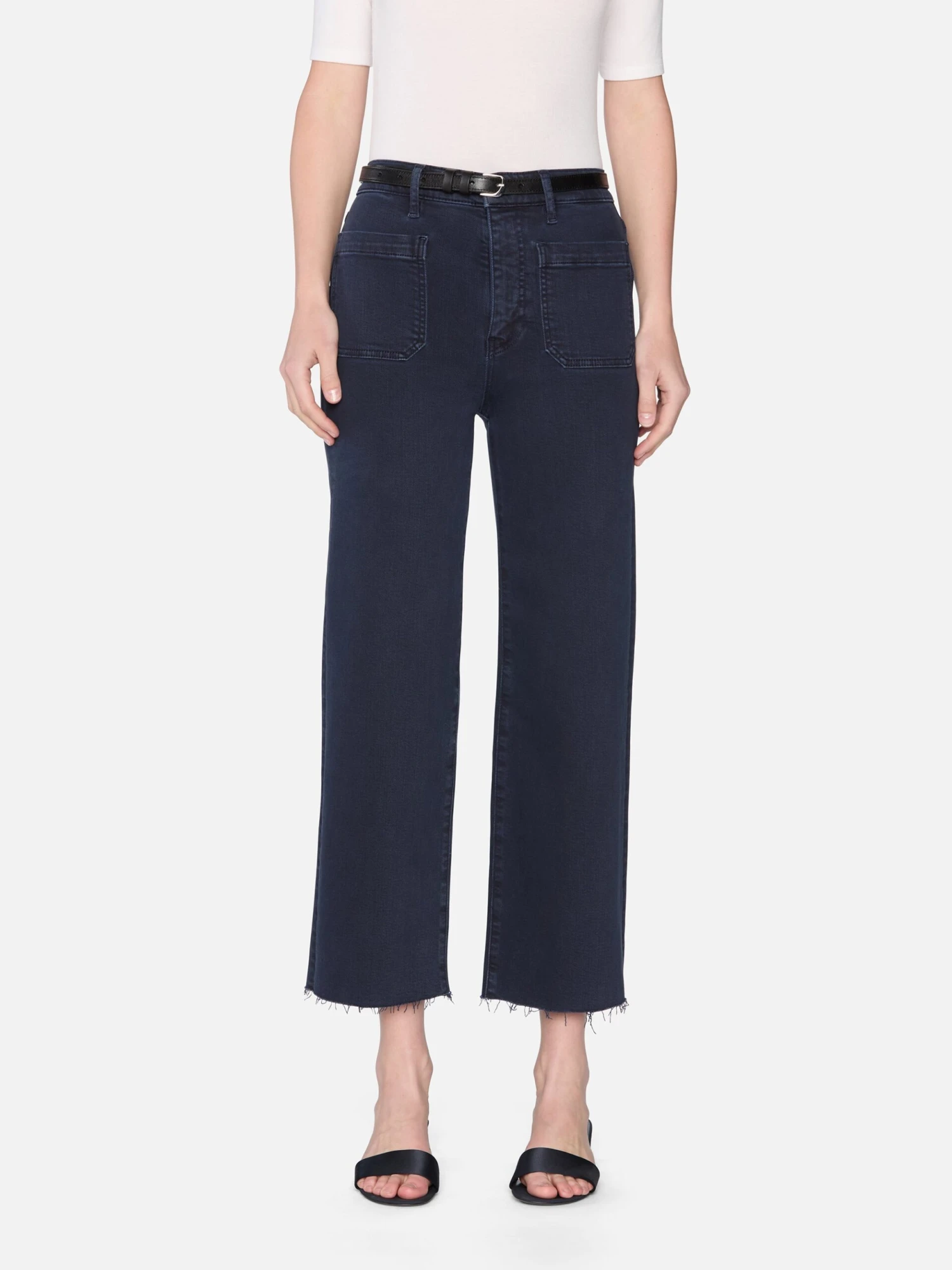 The Anchor Pant -- Navy Raw Fray 2 The Anchor Pant -- Navy Raw Fray - Image 2