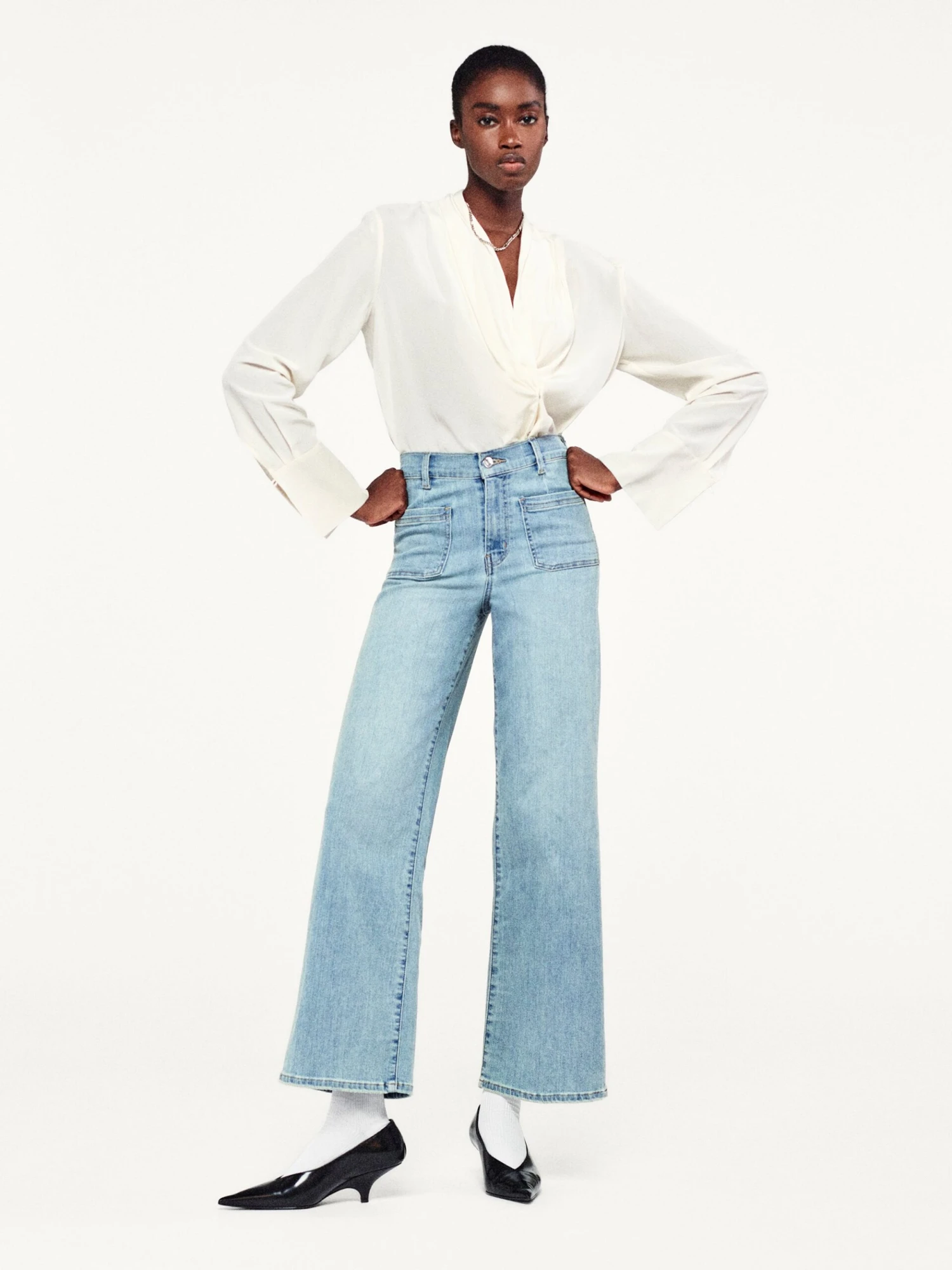 Le Slim Palazzo Bardot Pocket -- Wilson Clean 2 Le Slim Palazzo Bardot Pocket -- Wilson Clean - Image 2