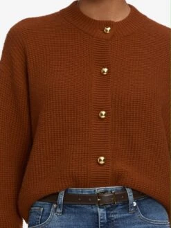 The Femme Cardi -- Rust -Frame Fashion Shop 3001814 LOVR WF25KSW041 RUST 8102