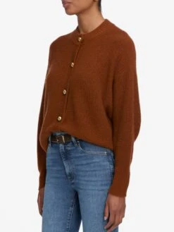 The Femme Cardi -- Rust -Frame Fashion Shop 3001814 LOVR WF25KSW041 RUST 8135