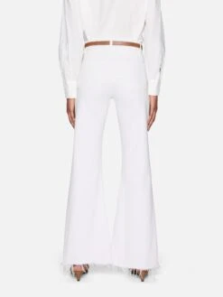 The Lax -- White Raw Fray -Frame Fashion Shop 3003RF728 WHTR 03326