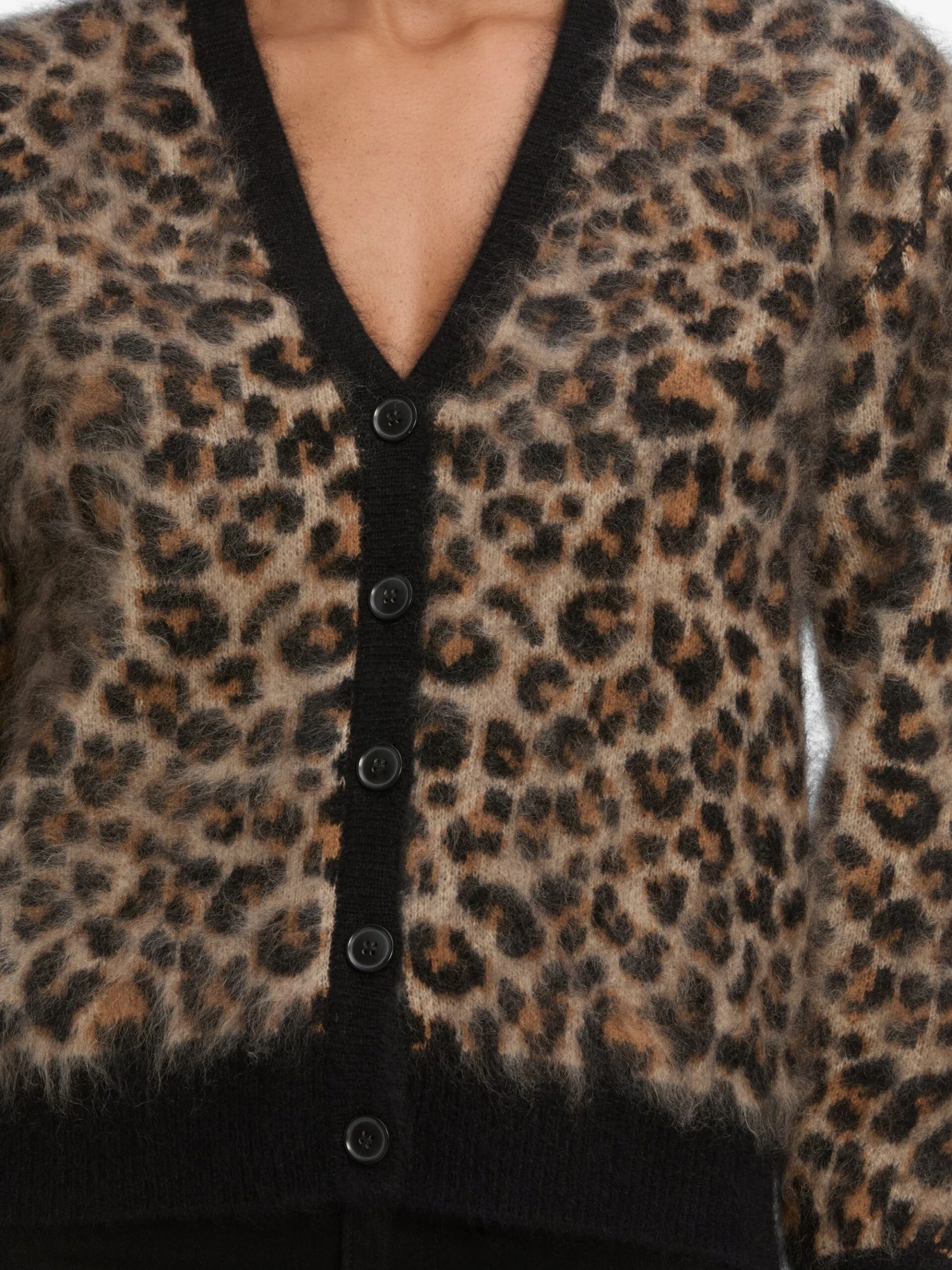 The Brushed Leopard Cardi -- Leopard 4 The Brushed Leopard Cardi -- Leopard - Image 4