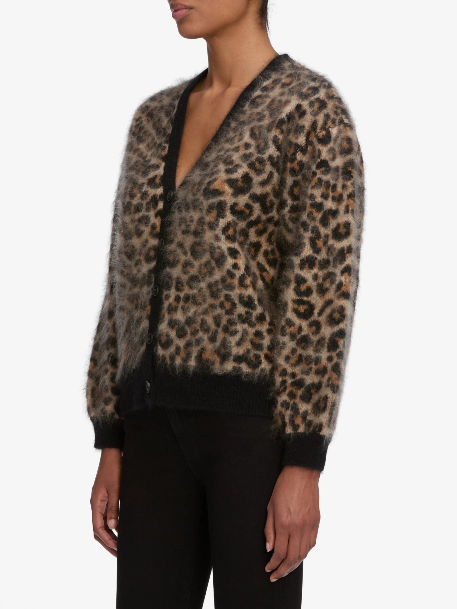 The Brushed Leopard Cardi -- Leopard 5 The Brushed Leopard Cardi -- Leopard - Image 5