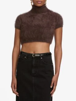 The Teddy Turtleneck -- Coffee -Frame Fashion Shop 5005659 SUTR WF25KSW008 CFFE 7368