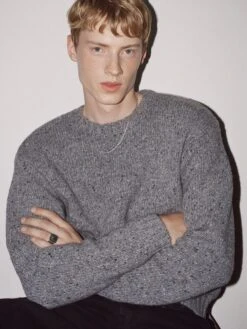 Sailor Sweater -- Grey Melange -Frame Fashion Shop 65328 S4 0035 01 RGB 72 2000X2666 6815f266 e261 4310 841c d26d45664991