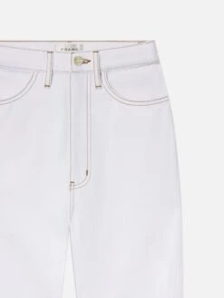 The Taper -- White -Frame Fashion Shop CH01DPA476 WHT DETAIL