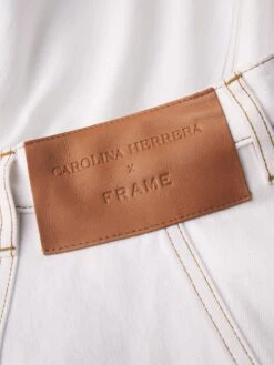 The Taper -- White -Frame Fashion Shop CH01DPA476 WHT FABRIC DET