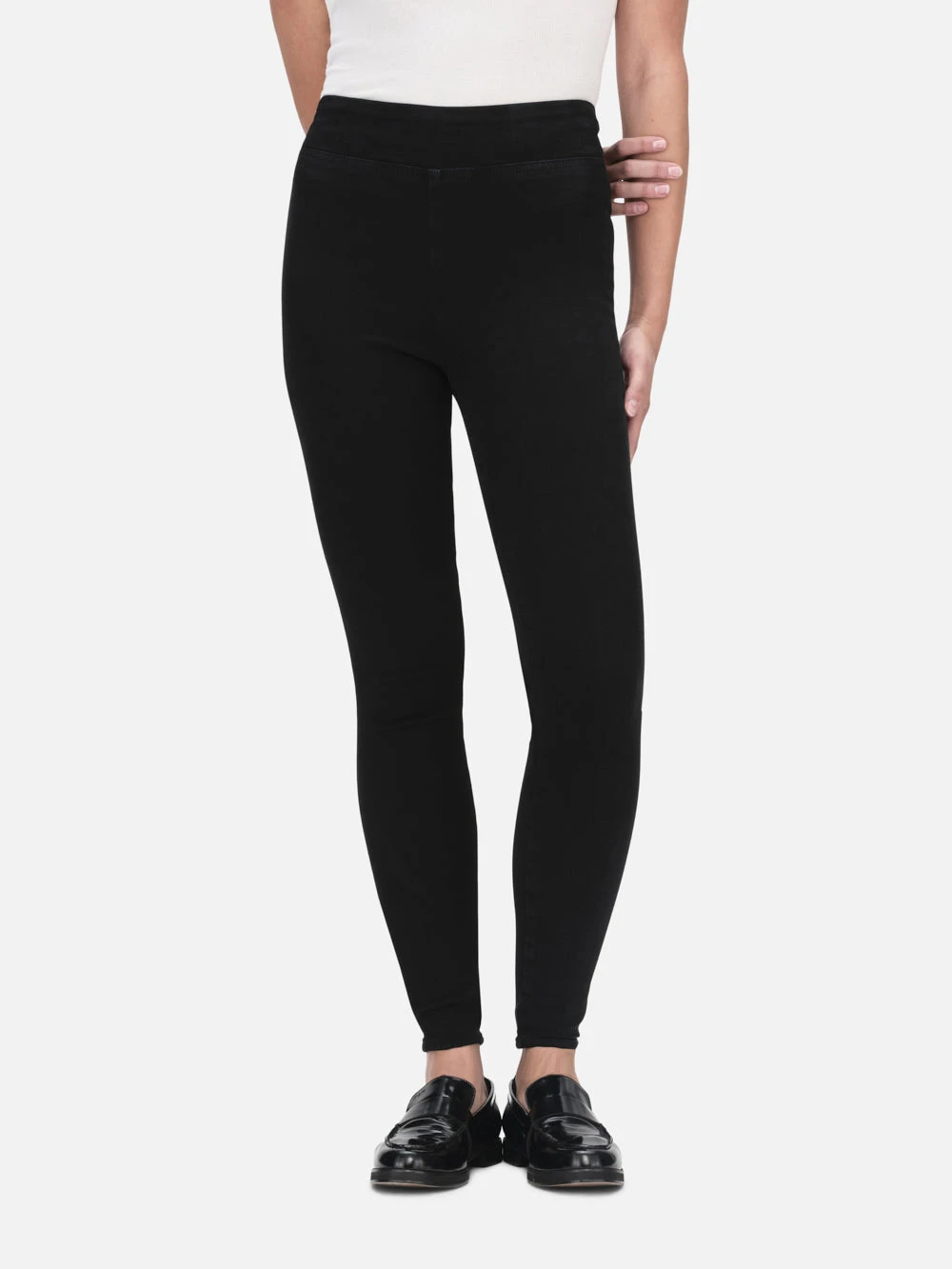 The Jetset Skinny Crop -- Sheen Noir 2 The Jetset Skinny Crop -- Sheen Noir - Image 2