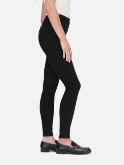 The Jetset Skinny Crop -- Sheen Noir 9 The Jetset Skinny Crop -- Sheen Noir -Frame Fashion Shop JSSC631 SHNO 2569