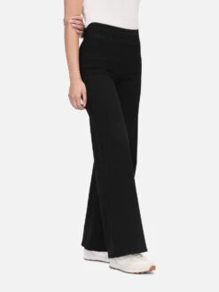 The Jetset Wide Leg -- Sheen Noir -Frame Fashion Shop JWL631 SHNO 4471