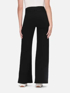 The Jetset Wide Leg -- Sheen Noir -Frame Fashion Shop JWL631 SHNO 4509