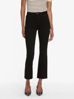 Le Crop Mini Boot -- Noir Raw After -Frame Fashion Shop LCMBRA403Z NRRA 2471