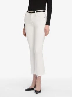 Le Crop Mini Boot -- White Raw Fray -Frame Fashion Shop LCMBRF790Z WHTR WP25JKT019 BLK 1437 ffbaa839 02c0 416e ad75 8b935d9940bf