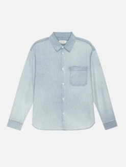 Chambray Camp Collar Shirt -- Herald