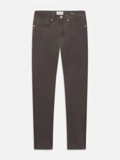 L'Homme Slim Brushed Twill -- Mocha