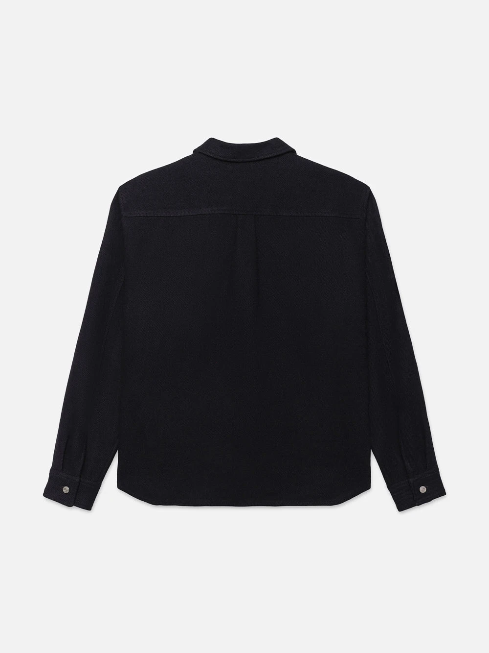 Textured Overshirt Jacket -- Dark Navy 3 Textured Overshirt Jacket -- Dark Navy - Image 3