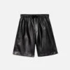 Leather Short -- Noir
