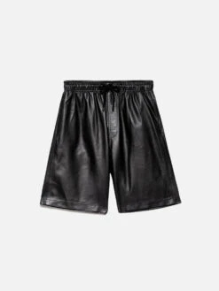 Leather Short -- Noir