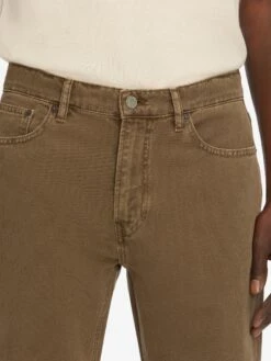 The Straight Jean -- Antique Latte Brown -Frame Fashion Shop LMSST601 ANLB 0247