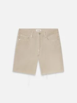 Relaxed Short Raw Hem -- Beach Sand