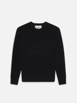 Cashmere Crewneck Sweater -- Noir