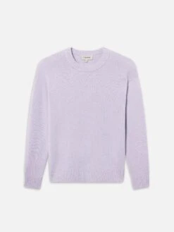 Cashmere Crewneck Sweater -- Old Lavender
