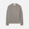 Cashmere Crewneck Sweater -- Stone Beige