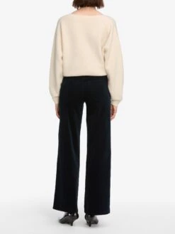 Le Slim Palazzo Corduroy -- Navy -Frame Fashion Shop LSP820 NAVY 7867