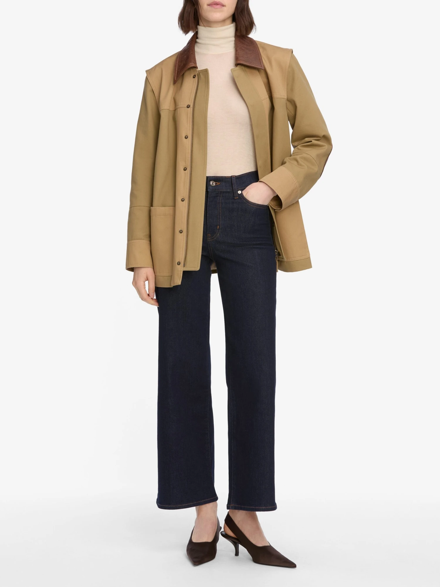 Le Slim Palazzo Crop -- Rinse 2 Le Slim Palazzo Crop -- Rinse - Image 2