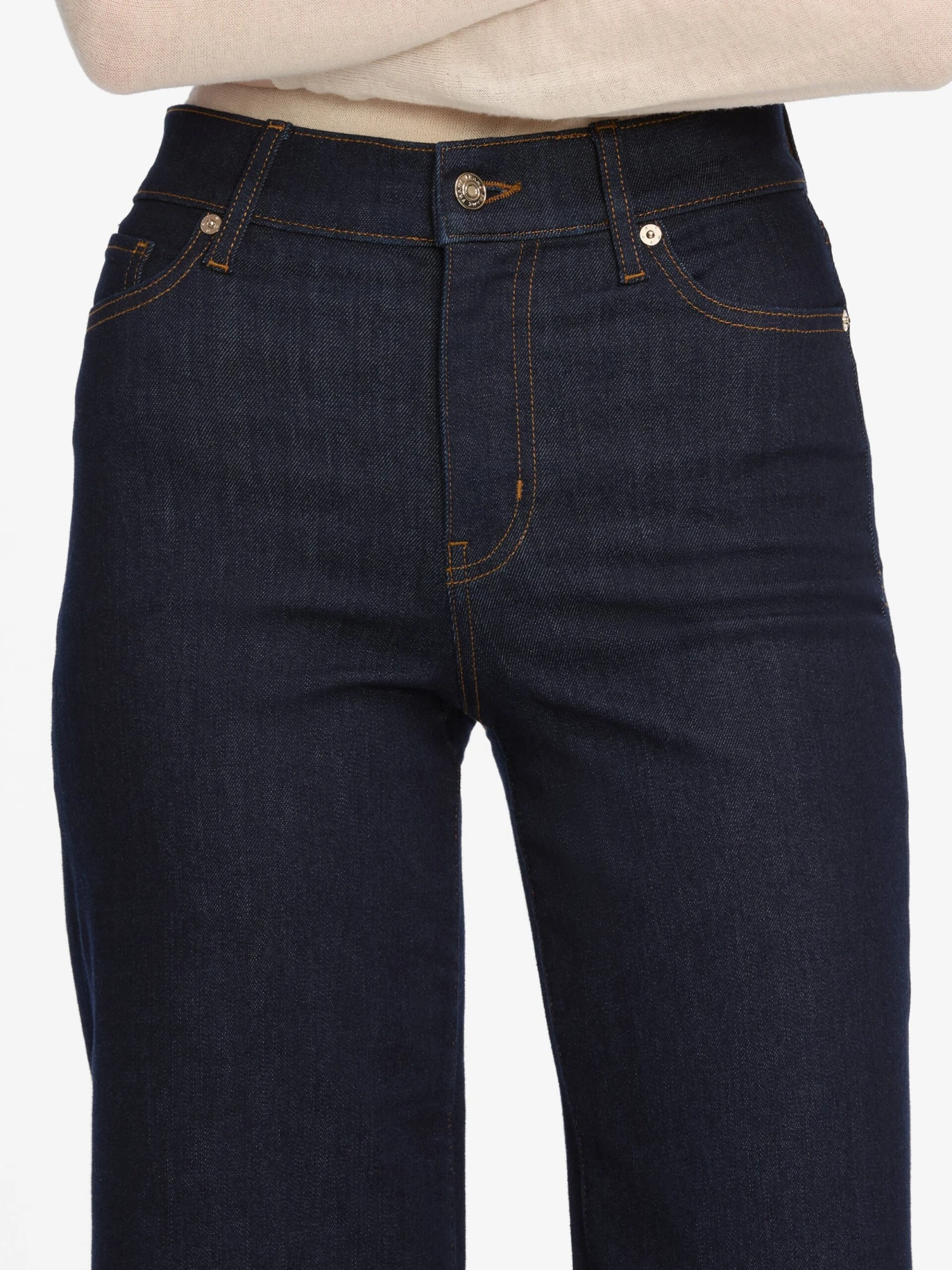 Le Slim Palazzo Crop -- Rinse 4 Le Slim Palazzo Crop -- Rinse - Image 4