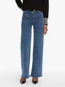 Le Slim Palazzo Modernist Pocket -- Esteem -Frame Fashion Shop LSPIP814 ESTM 9875