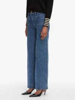 Le Slim Palazzo Modernist Pocket -- Esteem -Frame Fashion Shop LSPIP814 ESTM 9888