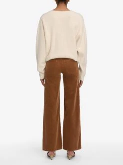 Le Slim Palazzo Modernist Pocket Corduroy -- Maple Brown -Frame Fashion Shop LSPIP820 MPLB 8789 V2