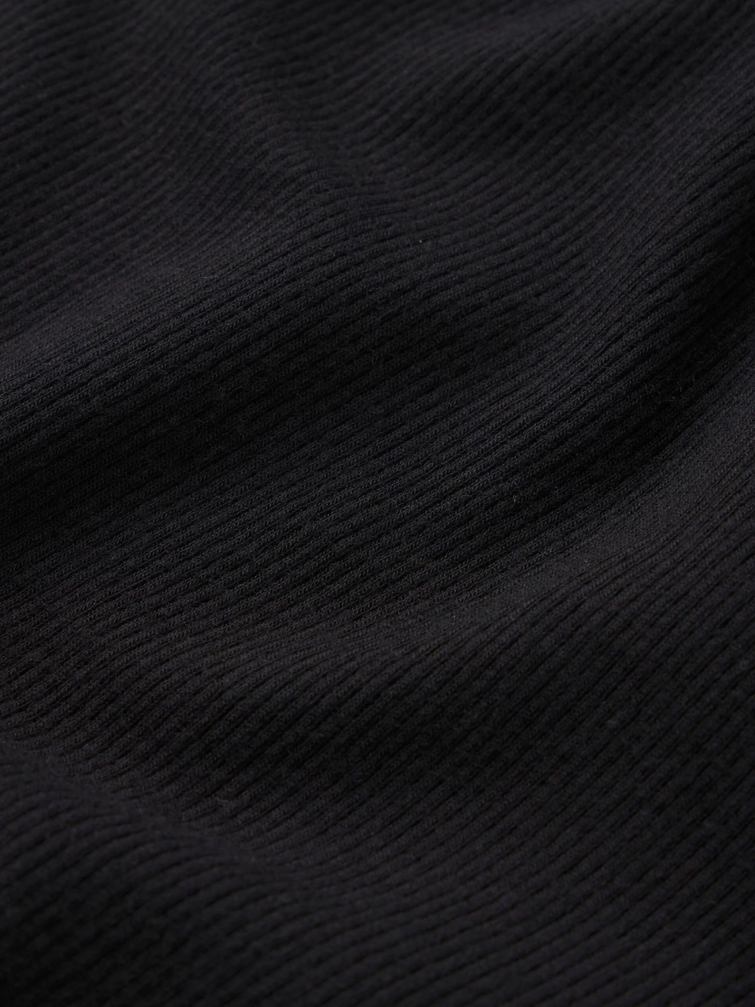 Rib Turtleneck -- Black 4 Rib Turtleneck -- Black - Image 4