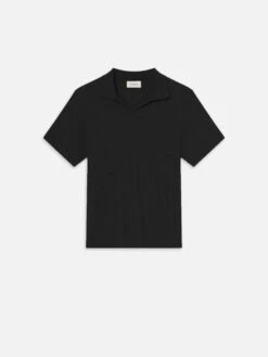 Jacquard Polo -- Black