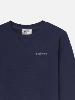 Sotheby's Unisex Crewneck Sweatshirt -- Navy -Frame Fashion Shop ME25JSS002 NAVY DET