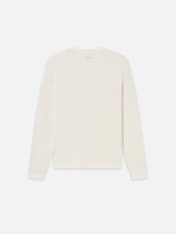 Sotheby's Unisex Long Sleeve Tee -- White 7 Sotheby's Unisex Long Sleeve Tee -- White -Frame Fashion Shop ME25JTE016 WHT B