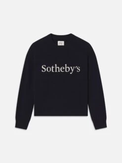 Sotheby's Unisex Cashmere Sweater -- Navy