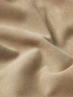 Suede Trucker Jacket -- Oxford Beige -Frame Fashion Shop ME25LJA006 OXBE FABRICDETAIL