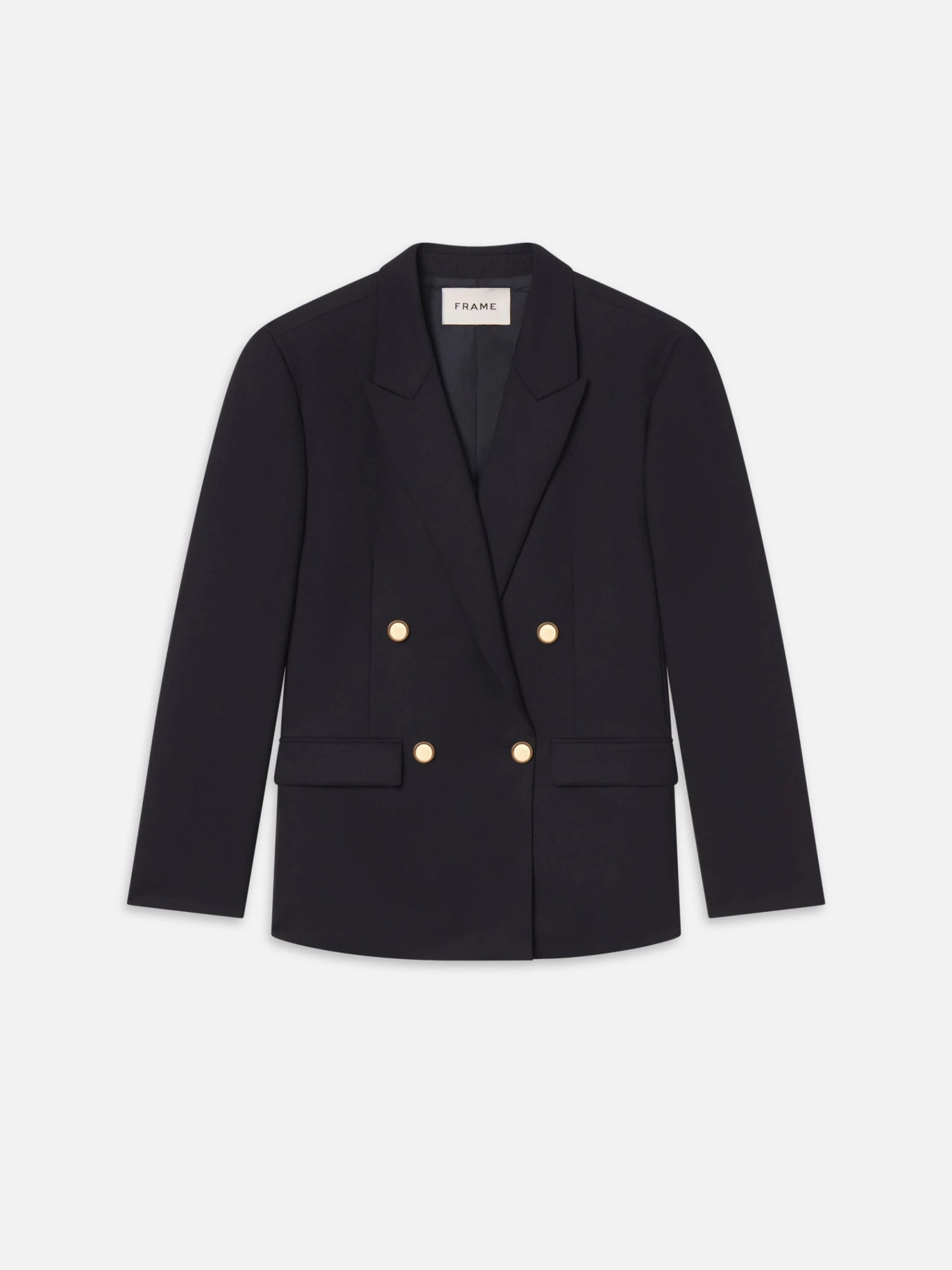 Double Breasted Blazer -- Dark Navy 1 Double Breasted Blazer -- Dark Navy