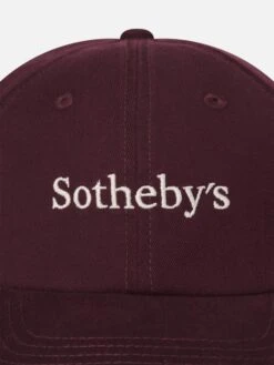 Sotheby's Baseball Cap -- Burgundy -Frame Fashion Shop ME25WHT001 BURG DET