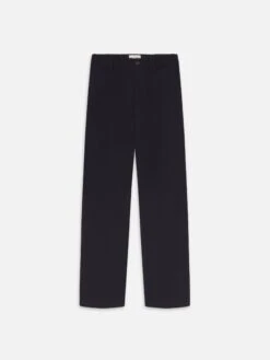 Wool Easy Trousers -- Dark Navy