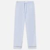 Sotheby's Unisex Pajama Pant -- Blue Stripe